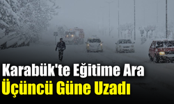 Karabük’te 31 Aralık’ta eğitime ara verildi