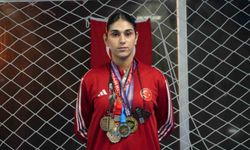 Kastamonulu milli tekvandocu evra alıcı’dan altın madalya