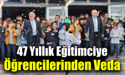 47 yıllık eğitimci alkışlarla mesleğine veda etti