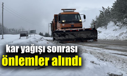 Karabük’ün yüksek kesimlerinde kar geri döndü