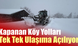 Karabük'te 30 köy yolu ulaşıma açıldı