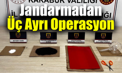 Karabük'te jandarma uyuşturucuya göz açtırmadı