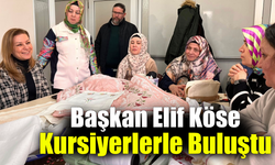 SAKEM kursiyerlerinin eserleri Başkan Köse’den tam not aldı