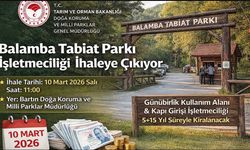 Balamba Tabiat Parkı işletmeciliği ihaleye çıkıyor