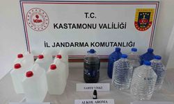 Kastamonu’da etil alkol ve sahte içki ele geçirildi