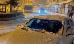 Kastamonu’nun yüksek kesimlerinde kar yağışı başladı