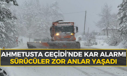 Karabük’ün yükseklerinde kar ulaşımı zorlaştırdı