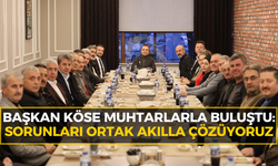 Başkan Köse iftarda muhtarları ağırladı