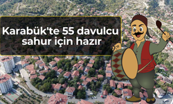 Karabük'te 55 davulcu sahur için hazır