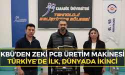 KBÜ'den Türkiye’nin ilk "Zeki PCB Makinesi"