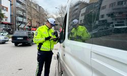 Şehir merkezinde ticari araçlara sıkı denetim