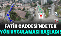 Trafik güvenliği için Fatih Caddesi tek yöne alındı