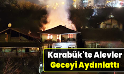 Karabük’te yangında mahsur kalan yaşlı adam kurtarıldı