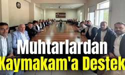 Yenice Muhtarları Kaymakam'a sahip çıktı