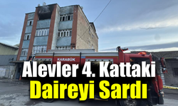 Karabük’te 6 kişinin yaşadığı dairede yangın çıktı