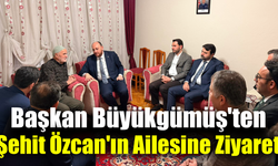 AK Partili isimler Şehit Nuri Özcan’ın ailesini ziyaret etti