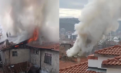 Karatekin Mahallesi’nde çatı alevlere teslim oldu