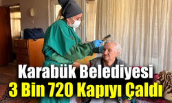 Karabük'te yaşlı ve engelliler için evde bakım sürüyor