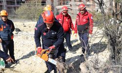 Kastamonu’da heyelan tatbikatı gerçekleştirildi