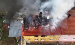 Sobayı Yakıp Komşuya Gitmişti: İki Katlı Ev Kül Oldu!