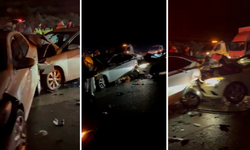 Bayram Dönüşünde 5 Araç Birbirine Girdi!