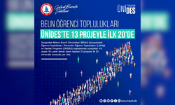 BEUN Öğrenci Toplulukları ÜNİDES’te 13 projeyle ilk 20’de