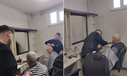 Huzurevi sakinlerine bayram tıraşı sürprizi