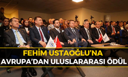 Fehim Ustaoğlu’na Avrupa Ekonomi Senatosu’ndan Prestijli Ödül