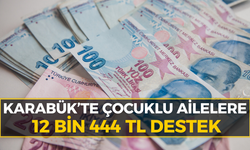 Karabük’te 12.444 TL’lik geri ödemesiz yardım