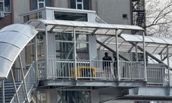 Üst geçit asansöründe sona gelindi