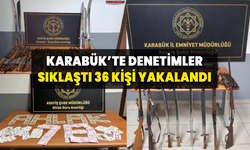 Karabük'te şok uygulamalarda dikkat çeken bilanço