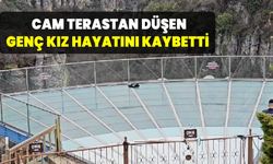 Genç kız 80 metrelik terastan düşerek can verdi