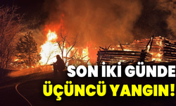 Eskipazar’da iki katlı ahşap ev alevlere teslim oldu