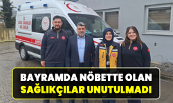 Müdür Kara'dan sağlık çalışanlarına moral ziyareti