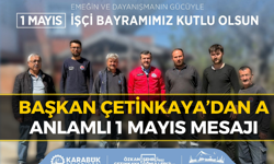 Çetinkaya: İşçilerimizin Gayreti Takdirin Üzerindedir