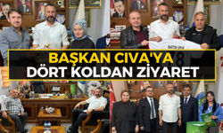 Başkan Cıva’ya Ziyaretçi Akını!