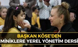Miniklerden Başkan Köse'ye Yoğun İlgi