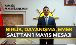 Ferhat Salt’tan 1 Mayıs’ta Emek Vurgusu
