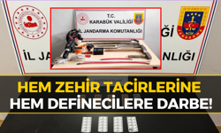 Karabük’te Jandarma Aramalarında Neler Çıktı Neler!