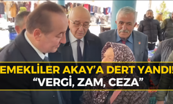 CHP'li Akay Pazarda Vatandaşın Nabzını Tuttu!