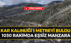 Karabük'ün Yüksek Kesimleri Beyaza Büründü