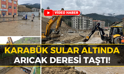 Karabük’te Korkutan Gece: Dere Taştı, Kanallar Doldu!