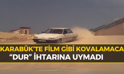 Karabük’te “Dur” İhtarına Uymayan Sürücü Tehlike Saçtı