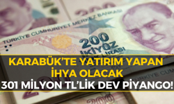 Karabüklü Yatırımcılara Müjde: 301 Milyon TL'lik Dev Destek