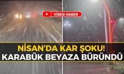 Meteoroloji Karabük’ü Uyarmıştı: Kar Geldi!