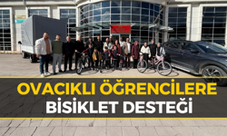 Ovacıklı 50 Öğrenciye Bisiklet Desteği