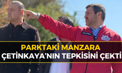 Başkan Çetinkaya Parkta Gördüğü Manzaraya Tepki Gösterdi