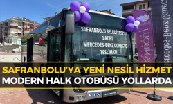 Safranbolu’ya Yeni Nesil Halk Otobüsü