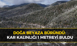 Karabük'ün Yüksek Kesimleri Beyaza Büründü