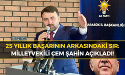 Milletvekili Cem Şahin Başarının Sırrını Açıkladı